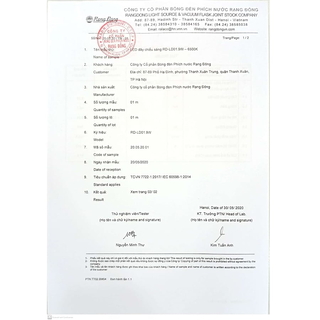 Chứng nhận và giải thưởng