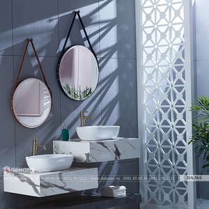 Bộ Gương Vệ Sinh Dây Da Cao Cấp Dehome - DA.56A