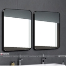 Gương khung kim loại sơn tĩnh điện màu đen cao cấp Dehome - DKL68F