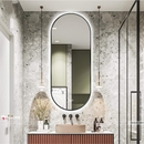 Gương phòng tắm khung kim loại sơn tĩnh điện cao cấp Dehome - DKL612.4A
