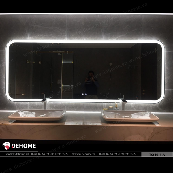 Gương Phòng Tắm Ngoại Cỡ Cao Cấp Dehome D249.2A