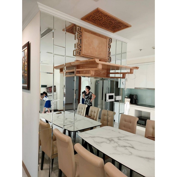 Gương Trang Trí Dán Tường Cao Cấp Phòng Bếp Dehome - DT26