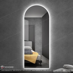 Gương dài toàn thân có đèn led cao cấp Dehome - D616.1H