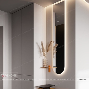 Gương soi toàn thân có đèn led cao cấp Dehome - D419.1A