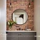 Gương nhà tắm khung sơn tĩnh điện cao cấp Dehome - DKL80B