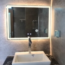 Gương soi phòng tắm có viền đèn led cao cấp Dehome - D97.4G