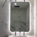 Gương nhà tắm khung sơn tĩnh điện đen cao cấp Dehome - DKL914A