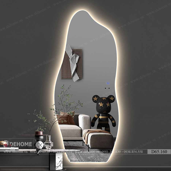 Gương Soi Toàn Thân Decor Có LED Cao Cấp Dehome - D65.160