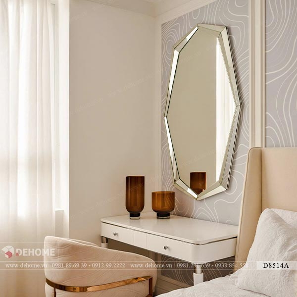 Gương Treo Tường Bàn Trang Điểm Cao Cấp Dehome - D8514A