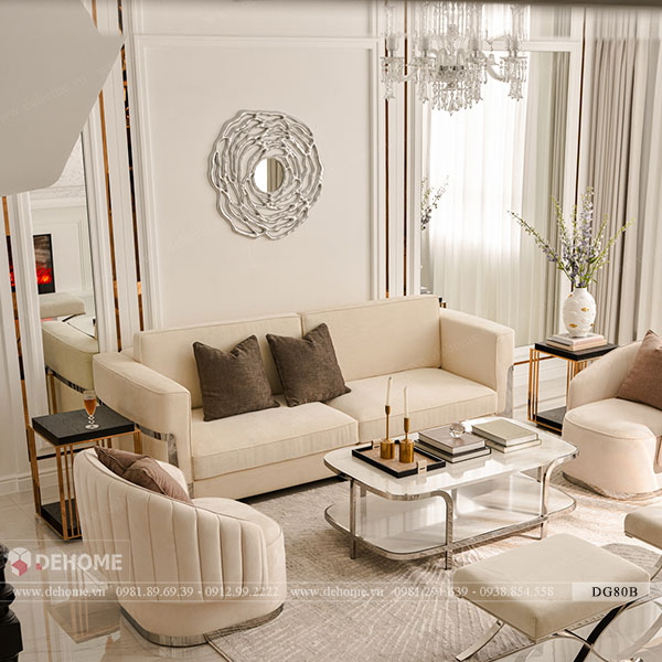 Gương Khung Gỗ Treo Tường Decor Cao Cấp Dehome - DG80B