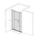 Kính Ngăn Phòng Tắm Đứng Cao Cấp - FE14