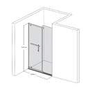 Vách Ngăn Phòng Tắm Kính Khung Inox Cao Cấp - FE09