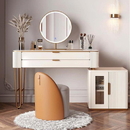 Gương Bàn Trang Điểm Khung Mạ PVD Có Đèn Led Cao Cấp Dehome - DPVD50.2B