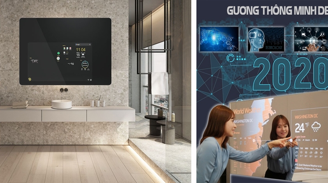 Dehome - Sản phẩm | Gương thông minh (smart mirror) khẳng định đẳng cấp của bạn