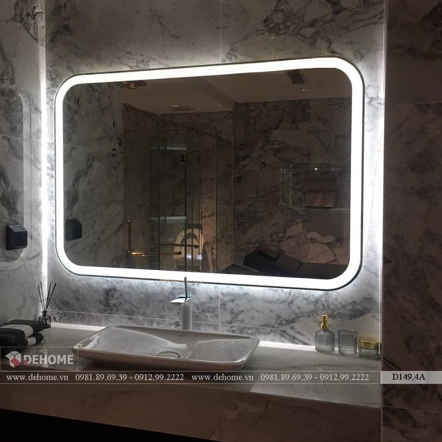 gương phòng tắm hình chữ nhật dehome