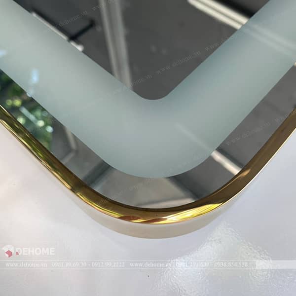 gương viền inox 304