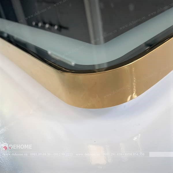 gương khung mạ vàng