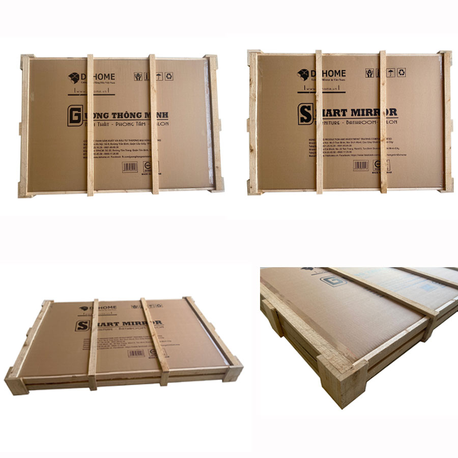 đóng gói sản phẩm gương dehome