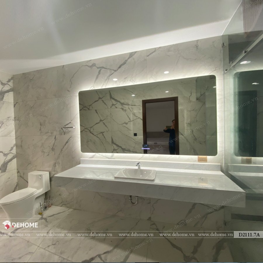 Gương nhà tắm có led