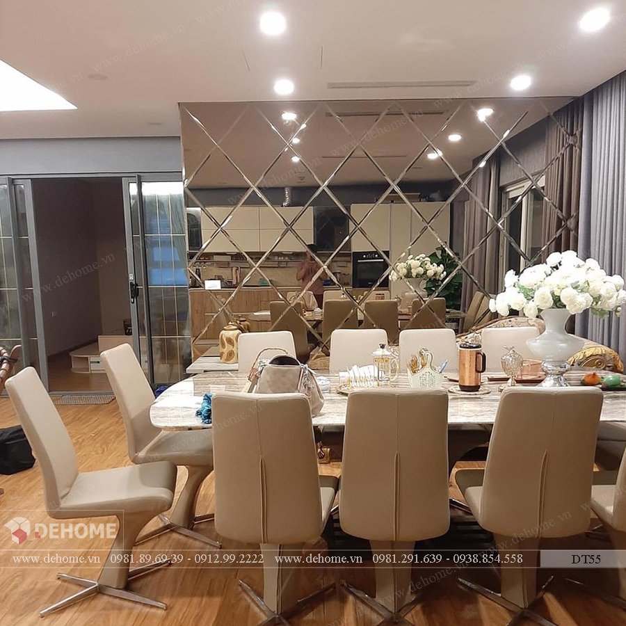 Gương dán tường cho bếp ăn Dehome