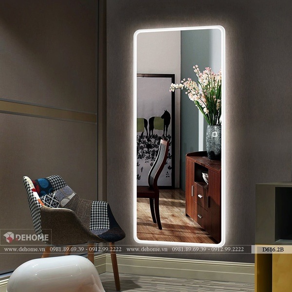 gương soi toàn thân phòng ngủ có led