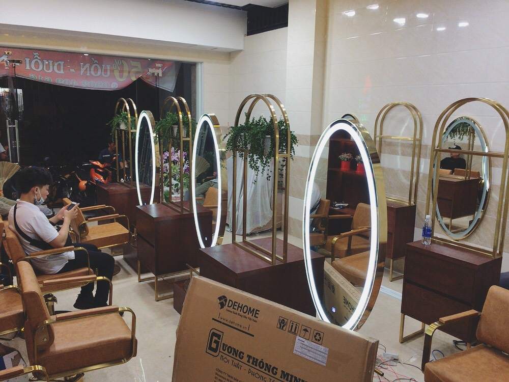 Gương salon cao cấp có led