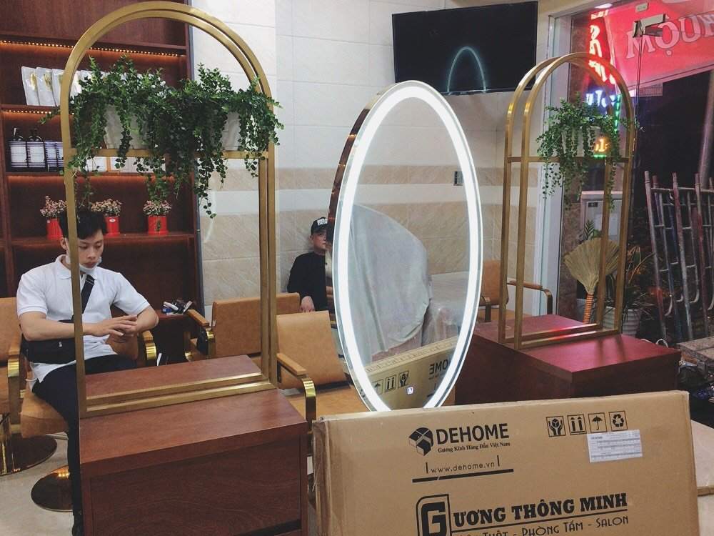 Gương salon cao cấp có led