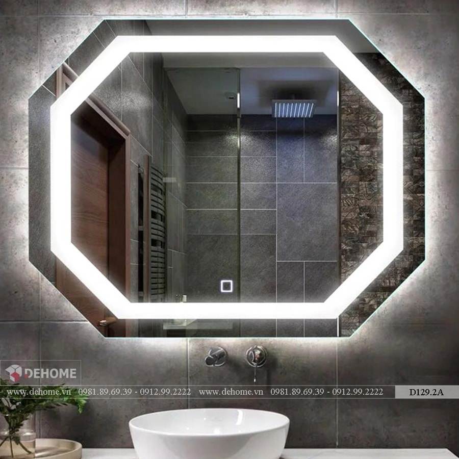 Gương chậu rửa mặt với nhiều hình dáng thiết kế