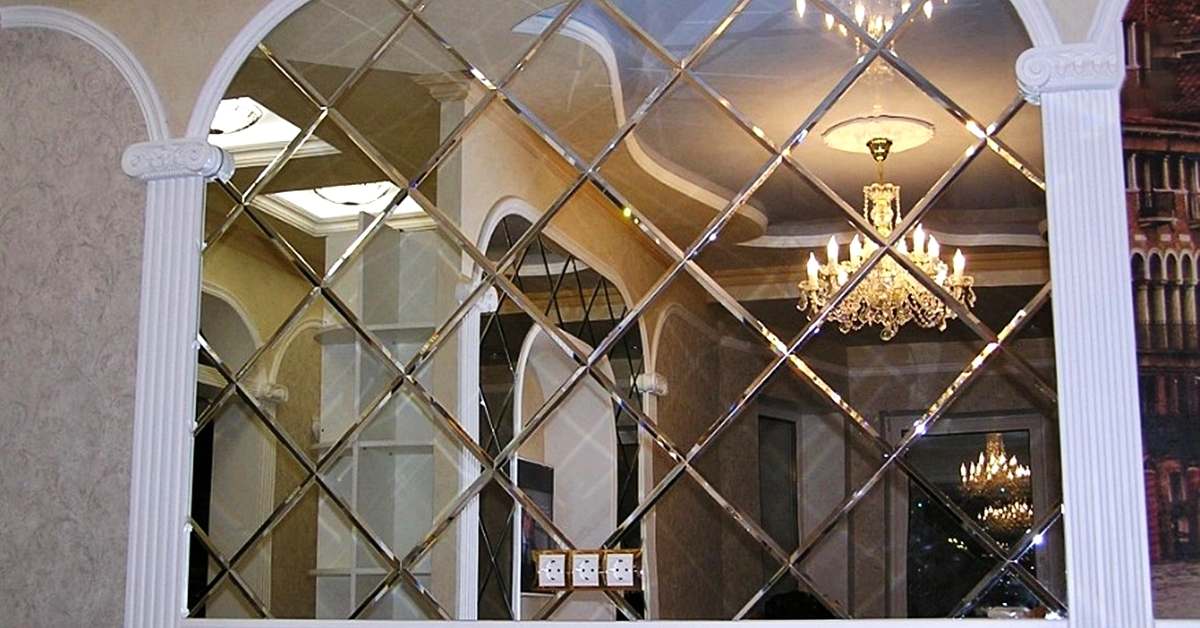 Gương ghép dán tường cao cấp