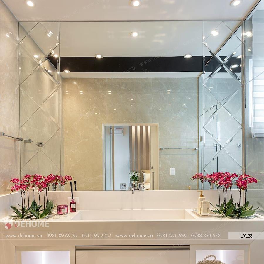 Gương ốp phòng tắm